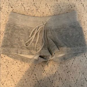 Gray hardtail shorts